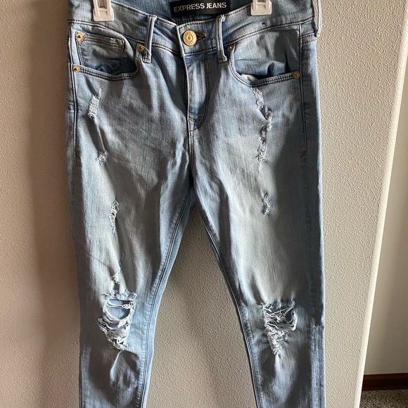 Express 00R mid rise skinny legging jean - Picture 1 of 3